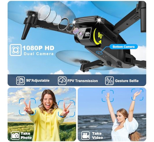 Dazlen Dron Con Cámara Para Adultos, Drone 1