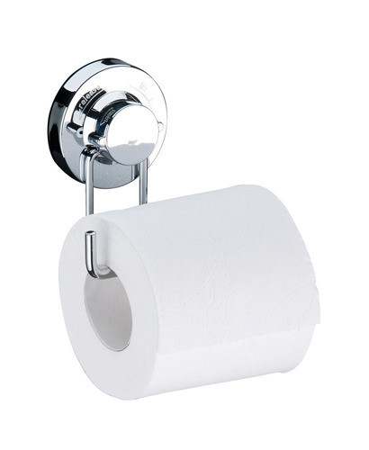 Suporte Papel Higiênico Ventosa Parede Cromado 4008 Future 0