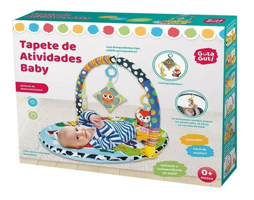 Tapete De Atividades Com Móbile Guta Guti Promoção 0