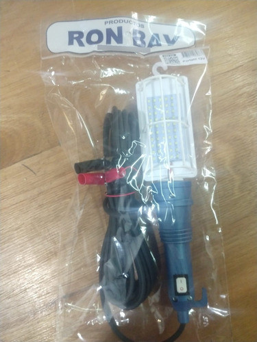 Lampara Portatil Led 12v Con Tecla Y Pinzas 1
