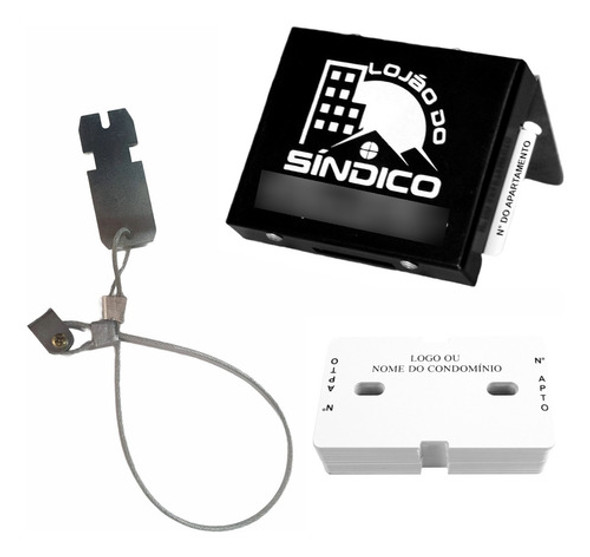 Kit 1 Trava Para Carrinho Condomínio + 20 Cartões Pers. 0