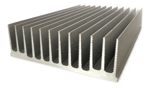 Disipador Aluminio 400w Perforado Tornillos, Led Cob 13x40cm 1