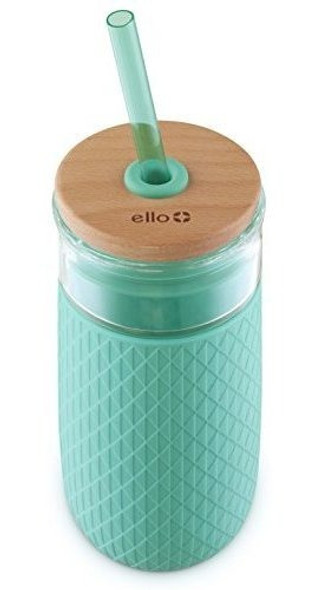 Ello Devon 20oz Vaso De Vidrio Con Pajita 1 Ello Devon 20oz Vaso De Vidrio Con Pajita 1