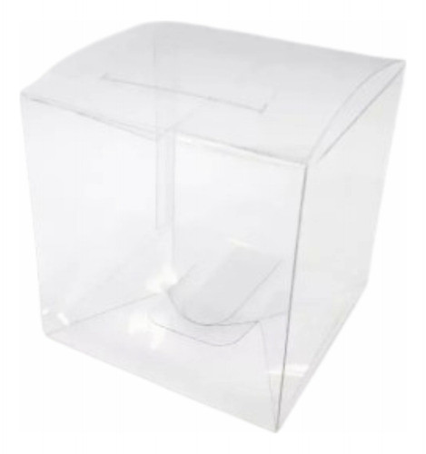Caja Cubo Pvc Cristal 10x10x10 Pack X20 0