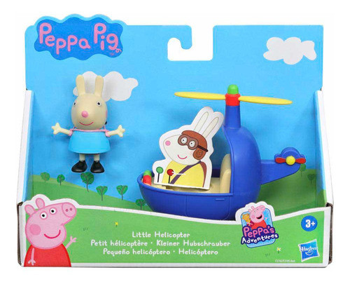 Veículo E Figura - Peppa Pig - Helicóptero Da Rebecca - Has 1