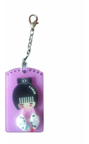 50 Llaveros Porta Sube Acrilico Con Espejo Relieve Y Brillos 1