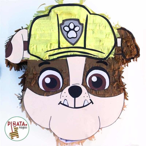 Piñata Rubble Paw Patrol Patrulla Canina 0