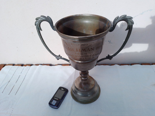 Antigua Copa Trofeo 34cm Aeronáutica Espacial Brigada Aérea 1