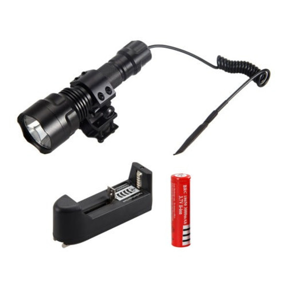 5000lm Cree Xml T6 Led Táctico Linterna Picatinny Rail Monta 1