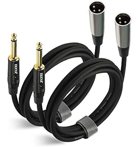Ebxya Xlr Macho A 1/4 Pulgadas Ts Mono No Balanceado Cable 6 0