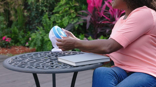 Mini Ventilador De Mesa Portátil Usb Silencioso Pequeno Fort 1