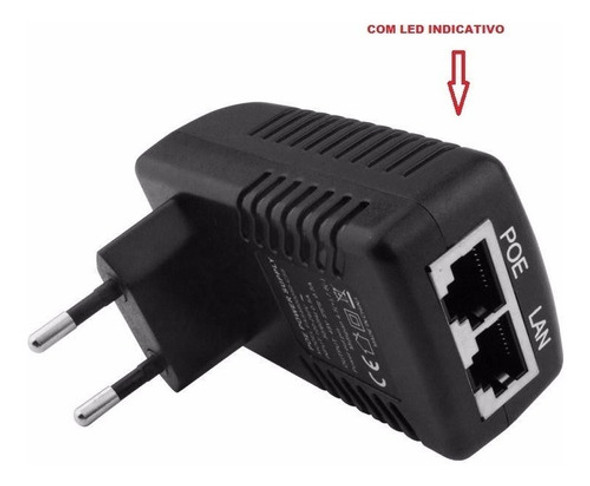 10x Fonte Poe Compacta 48v 500ma ( 10 Und ) Point Roteadores 1
