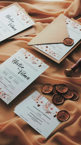 Invitaciones Boda Cumpleaños X 10 Unidades 1