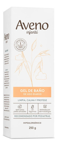 Aveno Gel De Baño Infantil X250gr 0 Aveno Gel De Baño Infantil X250gr 0