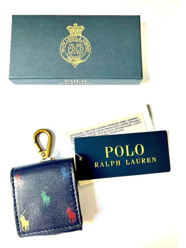 Estojo Em Couro Para Airpod Apple - Polo Ralph Lauren 0