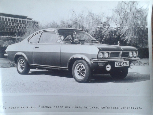 Vauxhall Firenza Original De Fábrica Auto Antiguo 0