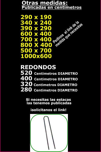 Cubrepileta Cobertor De Rafia De 240 X 340 Irrompible 1