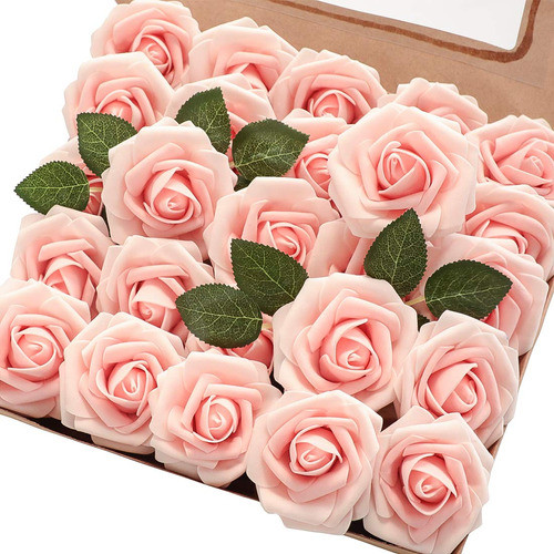 Rosas Artificiales C/tallo Realista X50u/7.6cm/rosa Reliquia 0