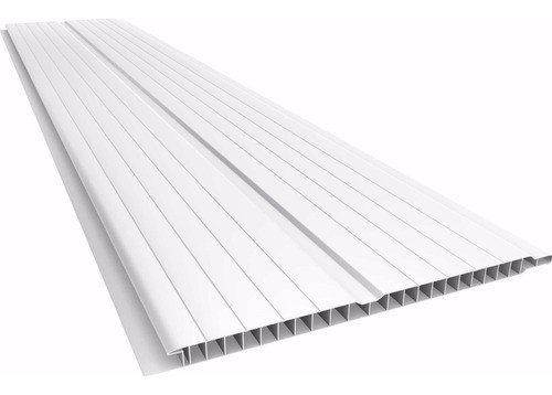 Pvc Cielorraso Blanco Ranurado 20cm X 4m 0