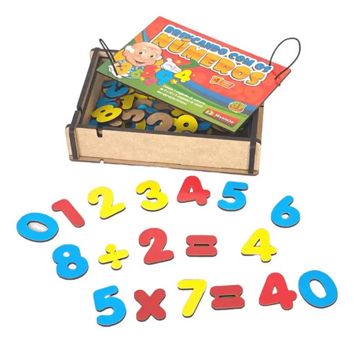 Brincando Com Os Numeros Recortados Madeira 0