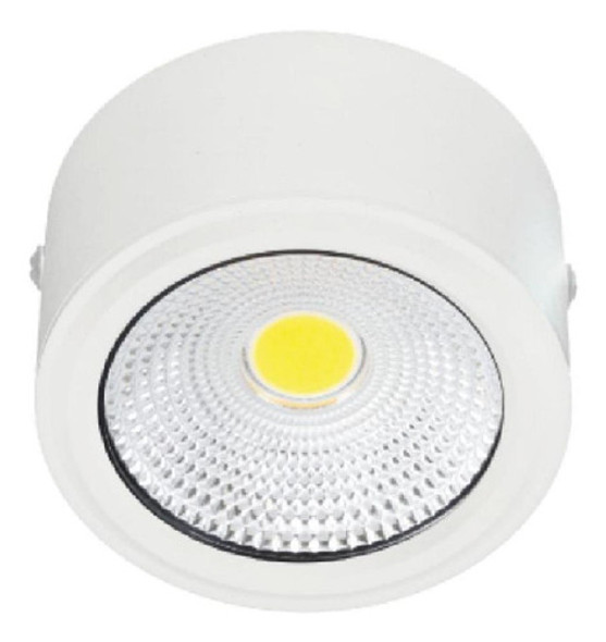 5x 7147 - Spot Sobrepor Reflex 10w 6000k 60° Branco - Gaya 0