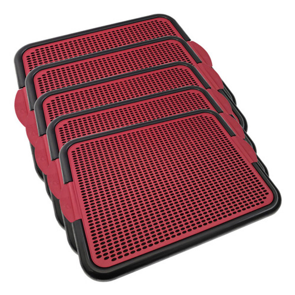 5 Sanitários Canino Higiênico Toalete Pipi Dog Xixi Vermelho 0