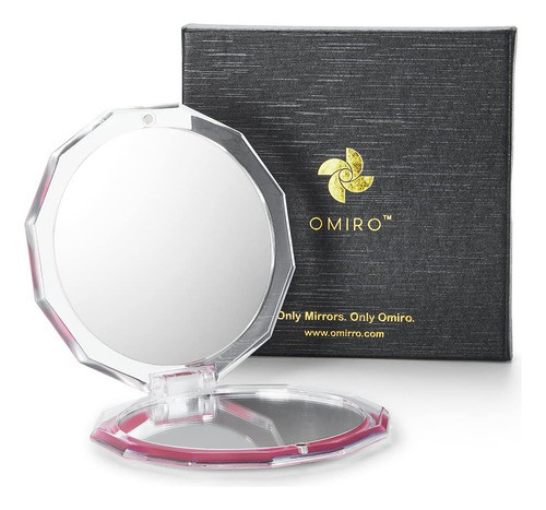 Espelho Compacto Omiro, Mini Espelho De Maquiagem Dobrável 0