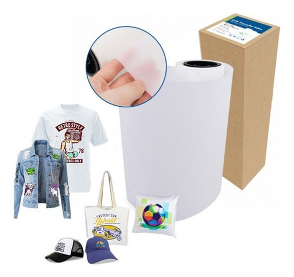 Rollo Film Dtf Para Transfer (20 Cms X 100 Mts) Br 1