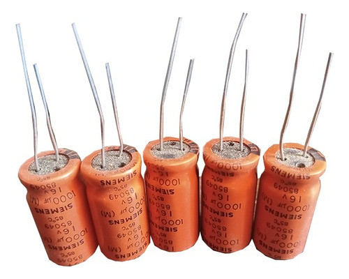 Capacitor 1000mf X 16v Pack 5 Unidades 0