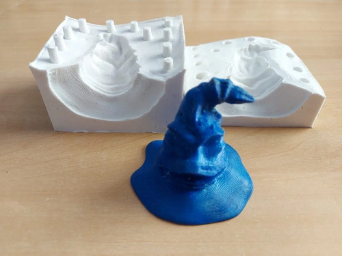 Molde De Silicone Chapéu Seletor Harry Potter 3d Para Resina 0