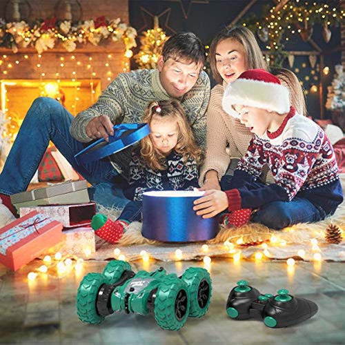 Afunx - Coche De Control Remoto, Rc Stunt De Doble Cara Con 1