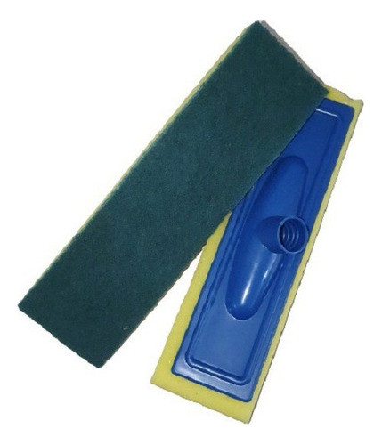 Kit 4x Rodo Plástico Lava Azulejo/piso Abrasivo Refil Sem Ca 1