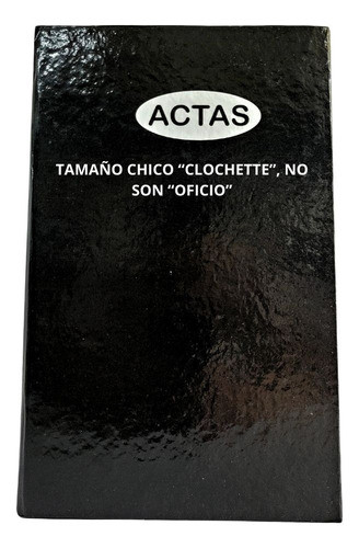 Libro Actas X 200 Folios Contable Clochet 2 Manos Tapa Dura 0