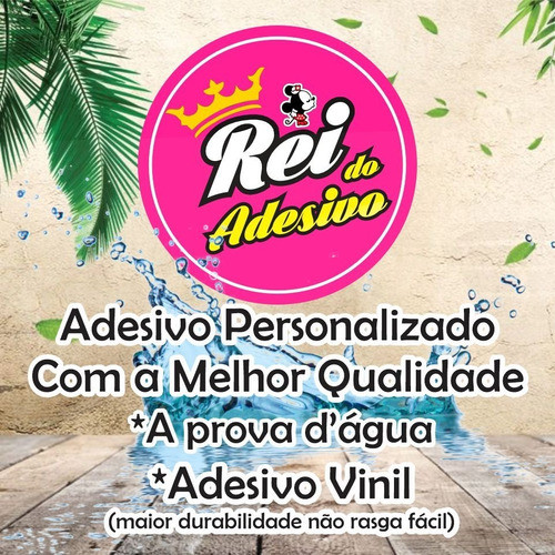 1000 Adesivos Personalizado Vinil 4x4 Prova D'água 1