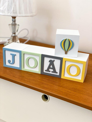 Cubo Decorativo Pintado - Médio 8x8x8cm 0