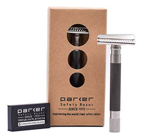 Aparelho De Barbear - Safety Razor Parker 55sl-gr Semi Slant 0