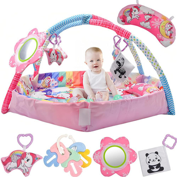 Battop Baby Activity Gym Play Mat, Tummy Time Mat Baby Gym C 0