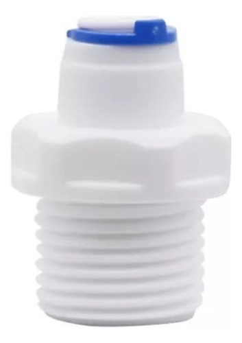 Conexão Plástico Reta Macho 1/2'' Engate Rápido 5/16''(8mm) 0