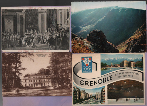 0378_lote De 12 Tarjetas Postales De Francia 0