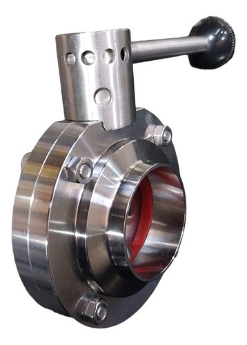 Válvula Mariposa Para Soldar 63.5 Mm (2 1/2 Pulgadas) Inox 1