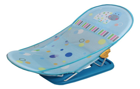 Banheira Infantil Banho Cadeira Funny Impermeável Azul 9kg 0 Banheira Infantil Banho Cadeira Funny Impermeável Azul 9kg 0