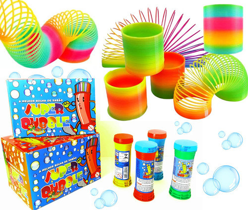 5 ( Mola Maluca Colorida + Bolha De Sabão ) 0