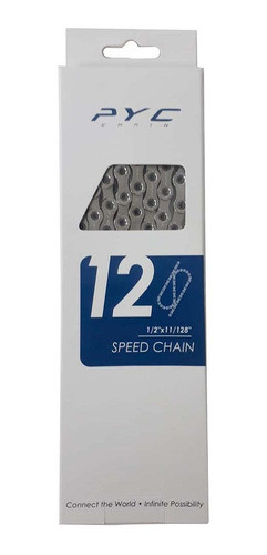 Corrente Pyc 12 Velocidades Mtb Speed 12v Padrão Hg 126 Elos 0