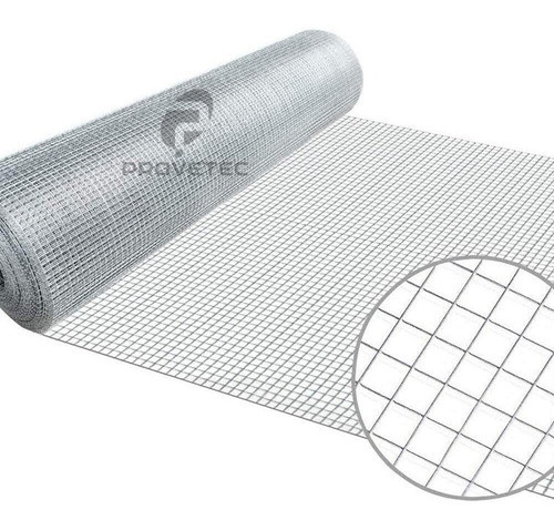 Malla Electrosoldada Galvanizada Tejido 25x25 2,1mm 1mx2,5m 1