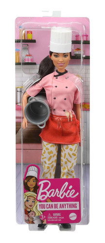 Muñeca Barbie Profesional Chef Con Accesorios 0