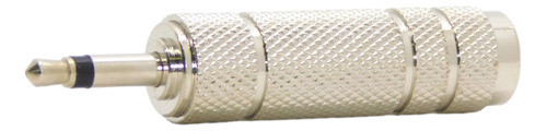 Adaptador Plug Hembra A Miniplug Mono Macho Metalico 0
