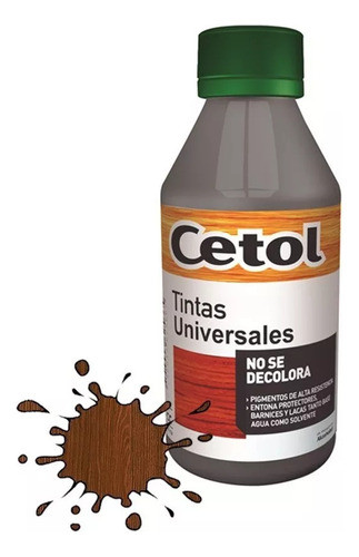 Tinta Madera Cetol Universal Color Caoba 240cc Pintura 0