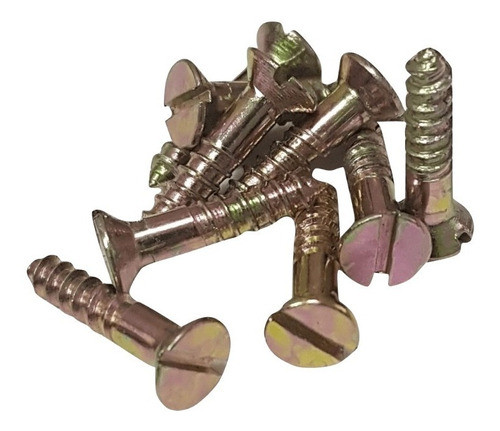 Tornillos Para Madera 18x15 X 144 Unidades Para Punta Plana 0