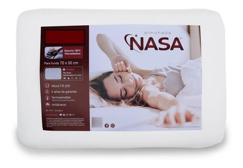 Almohada Super Visco Memoria Inteligente 70 X 50 Premium 0