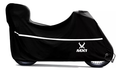 Funda Cubre Moto Rvm Tekken 500 Motrac 500 Con Top Case 0